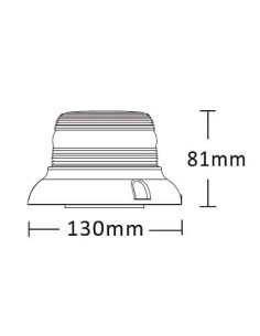 Die Blitzlampe  LED Magnet  R10 R65 2