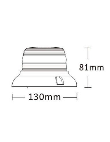 Die Blitzlampe  LED Magnet  R10 R65