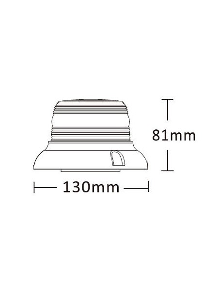 Die Blitzlampe  LED Magnet  R10 R65