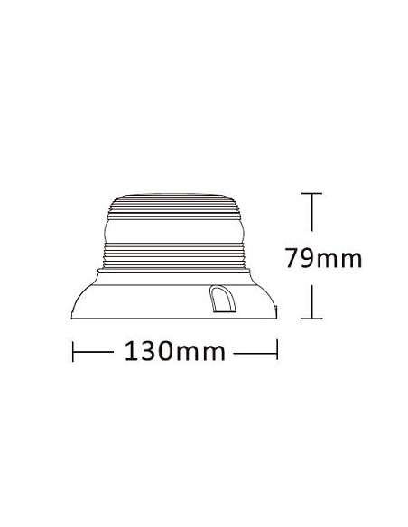 Die Blitzlampe  LED 3 Schrauben  R10 R65