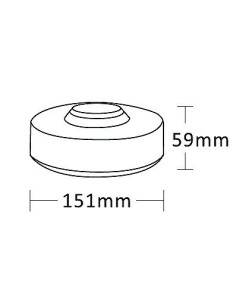 Die Blitzlampe LED UFO2 Magnet R10 R65 2