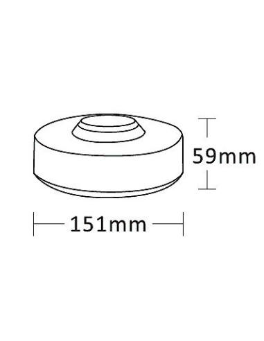 Die Blitzlampe LED UFO2 Magnet R10 R65