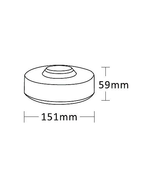 Die Blitzlampe LED UFO2 Magnet R10 R65