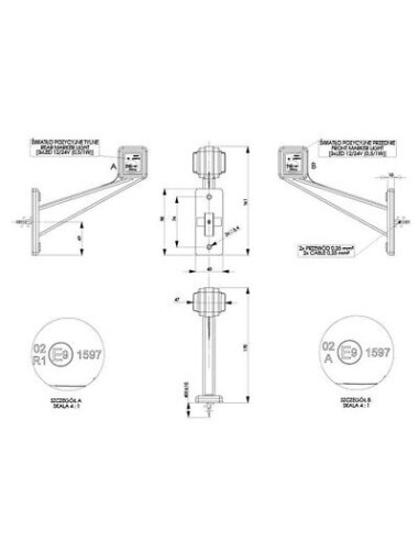 Seitenmarkierungsleuchte LD442P LED