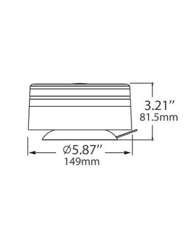 LILI 25W Blitzlampe 50x LED Magnet 3 Blitze