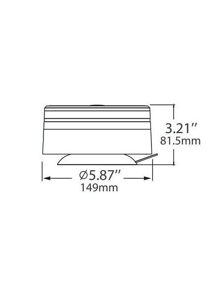 LILI 25W Blitzlampe 50x LED Magnet 3 Blitze