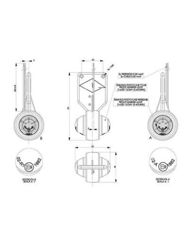 Seitenmarkierungsleuchte LD368P LED
