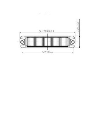 LED-Blitzlampe 7W gelb R10 R65