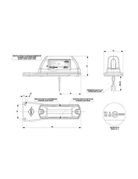Seitenmarkierungsleuchte LD731 LED