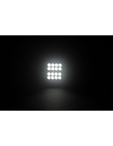 Work lamp square 16xLED + Stripe LED