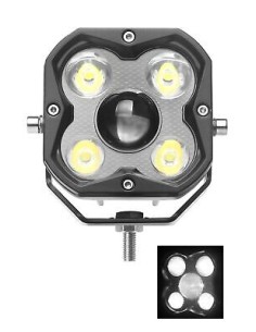 Work lamp 4xLED + 1xLED convex lens