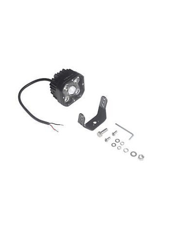 Work lamp 4xLED + 1xLED convex lens