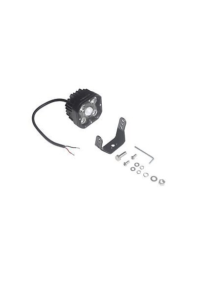 Work lamp 4xLED + 1xLED convex lens