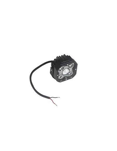 Work lamp 4xLED + 1xLED convex lens