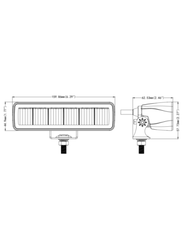 Work lamp 6xLED 1224V