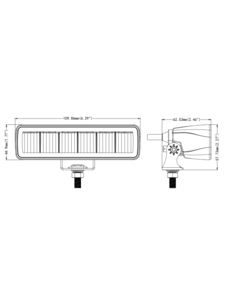 Work lamp 6xLED 1224V