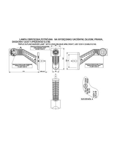 Seitenmarkierungsleuchte LD 2174