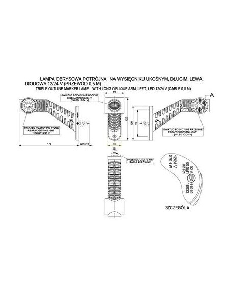 Seitenmarkierungsleuchte LD 2175