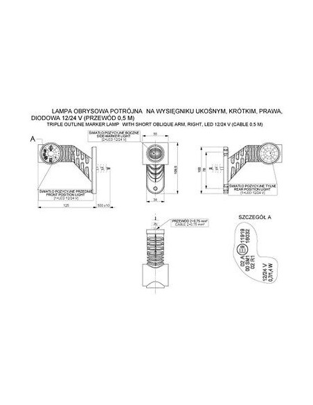 Seitenmarkierungsleuchte LD 2180