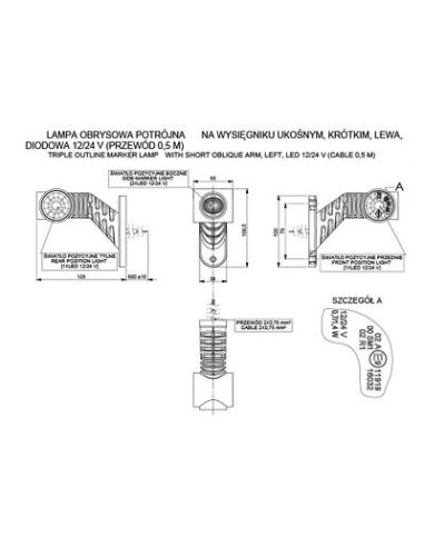 Seitenmarkierungsleuchte LD 2181
