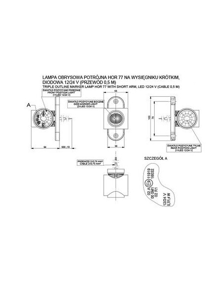 Seitenmarkierungsleuchte LD 2186