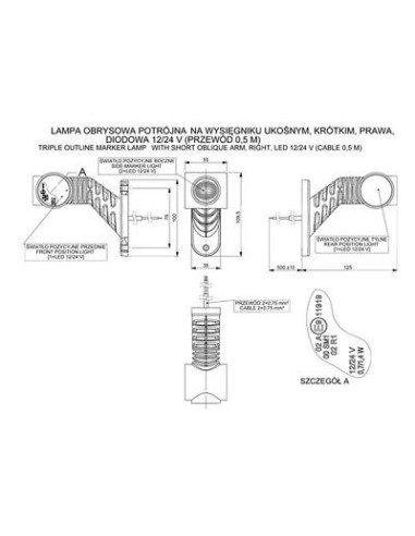 Seitenmarkierungsleuchte LD 2035