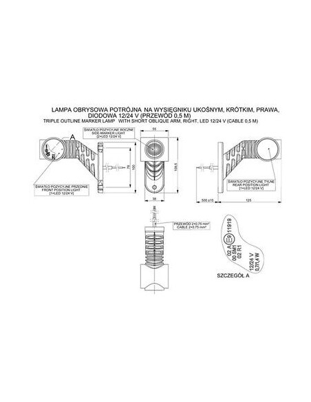 Seitenmarkierungsleuchte LD 2035
