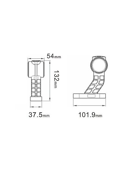 Seitenmarkierungsleuchte LED links