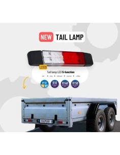 Tail lamp LED 5-functions 1224V 2