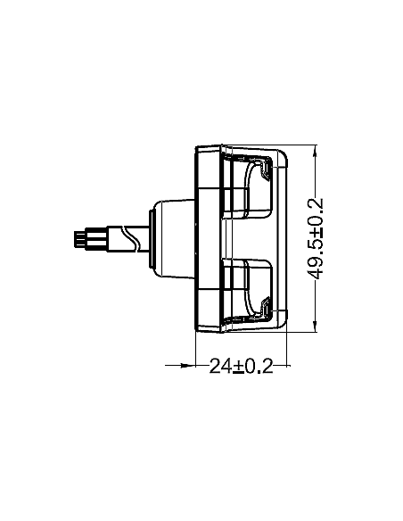 Tail lamp LED 5-functions 1224V