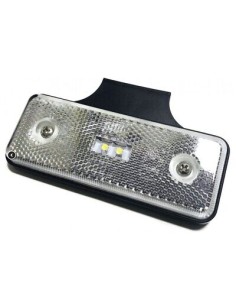 Seitenmarkierungsleuchte HS-5 Weiss mit holder