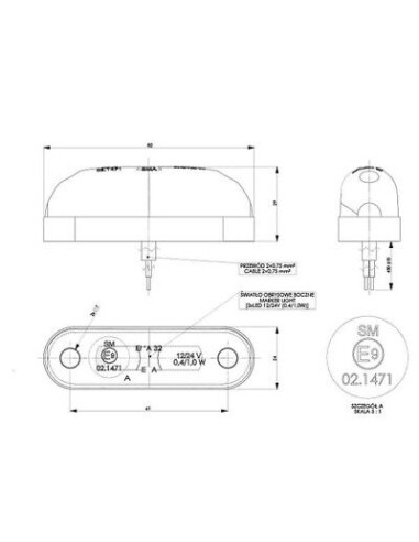 Seitenmarkierungsleuchte LD-124