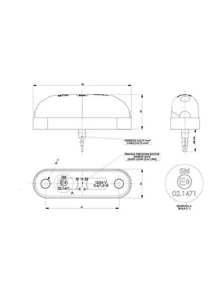 Seitenmarkierungsleuchte LD-124