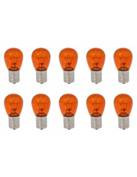 10x PY21W Glühbirnen Lampen Glühlampen Autolampen BAU15s 24V 21W E4 orange amber