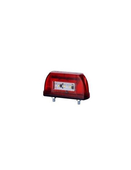 Seitenmarkierungsleuchte LED LD 703 weiß-rot 12/24V