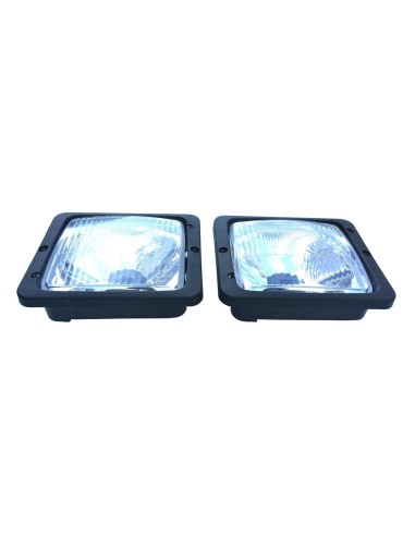 2x Scheinwerfer 12V 24V R2 E20 IP54 Traktor Schlepper IHC Fendt Farmer Favorit