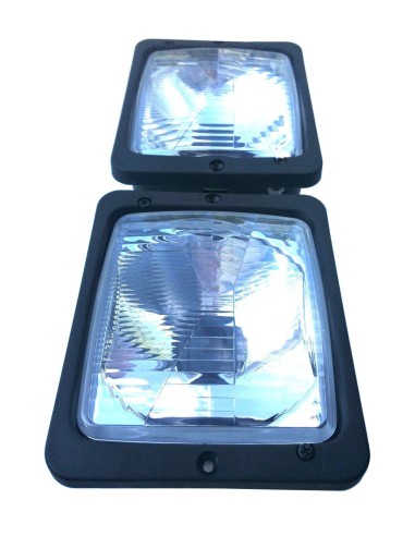 2x Scheinwerfer 12V 24V R2 E20 IP54 Traktor Schlepper IHC Fendt Farmer Favorit