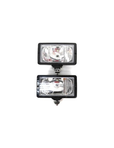 2x Scheinwerfer m. Positionslicht 12V 24V H3 Halogen für Zetor Traktor Schlepper