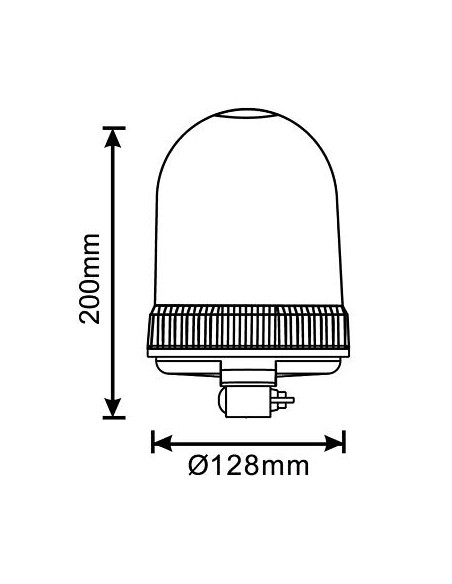 Warnleuchte 24x LED*3W R65 R10 Wechsel