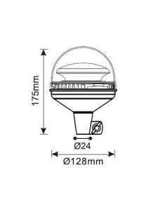 Warnleuchte 45xLED*3W R65 R10 wechseln 2