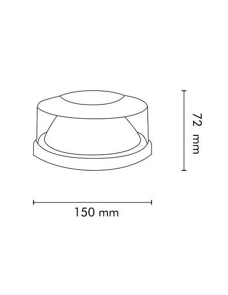 Warnleuchte LED OCTAGON II R65 R10 mit Magnet