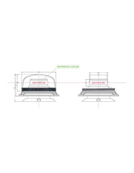 LED-Warnleuchte TruckLED OPTI 36x LED magnetisch