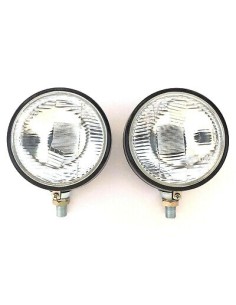 2x Scheinwerfer 12V 24V ø160 mm für Traktor Schlepper Bagger Oldtimer Trecker