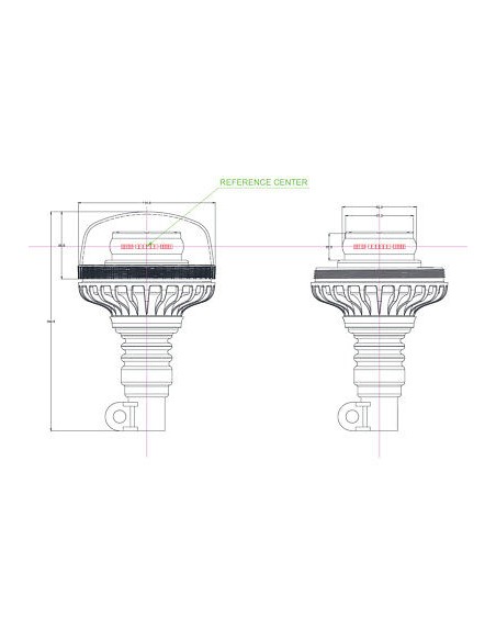 LED-Warnleuchte TruckLED OPTI 36x LED flex