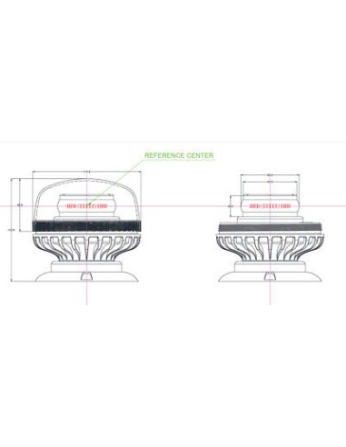 LED-Warnleuchte TruckLED OPTI 36x LED magnetisch