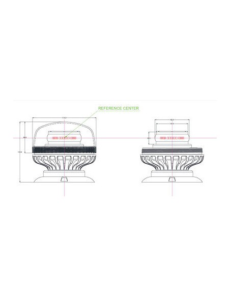 LED-Warnleuchte TruckLED OPTI 36x LED magnetisch