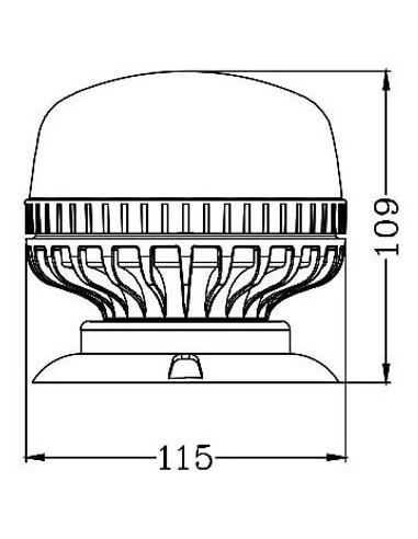 LED-Warnleuchte TruckLED OPTI 36x LED magnetisch