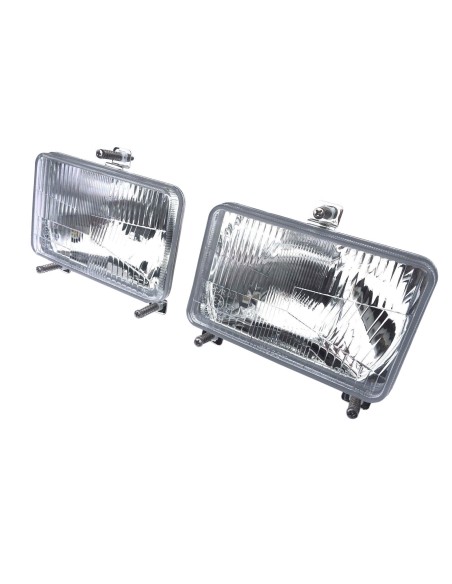 2x Scheinwerfer Traktorlampe 168x106 mm H4 Fernlicht Positionslicht Abblendlicht