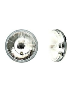 2x Scheinwerfer H4 Rund Abblendlicht Fernlicht Positionslicht 12V 24V E20 ø178