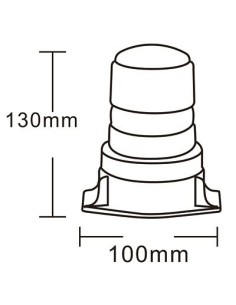 LED-Rundumkennleuchte 10-110V R10 2